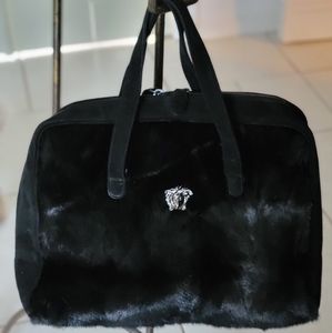 Authentic Gianni Versace Mink Tote